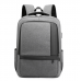 Сірий рюкзак для ноутбука Tiding Bag BPT01-CV-0122G - Royalbag Фото 3