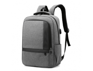 Сірий рюкзак для ноутбука Tiding Bag BPT01-CV-0122G - Royalbag