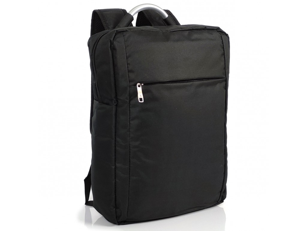 Текстильний чорний рюкзак для ноутбука Tiding Bag BPT01-CV-086A - Royalbag Фото 1