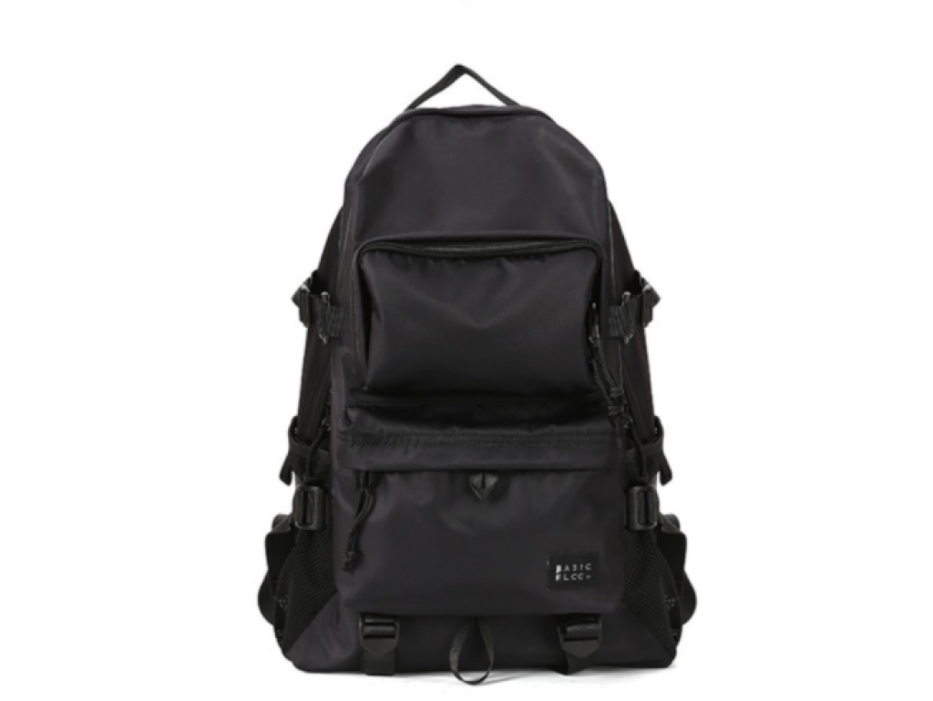 Чорний рюкзак для чоловіків Tiding Bag BPT01-CV-1068A - Royalbag Фото 1
