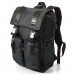 Чорний великий рюкзак Tiding Bag BPT01-CV-174254-1A з клапаном - Royalbag Фото 8
