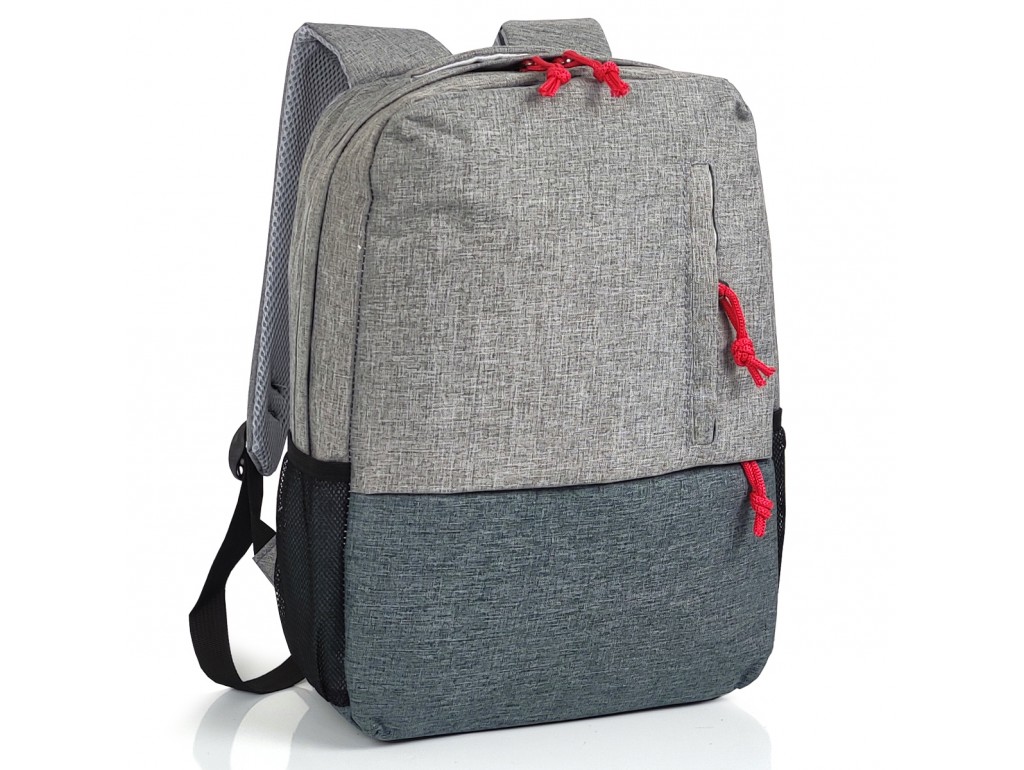 Рюкзак для ноутбука Tiding Bag BPT01-CV-964G сірого кольору - Royalbag Фото 1
