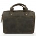 Винтажная сумка для ноутбука коричневая Tiding Bag D4-012R - Royalbag Фото 5