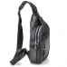 Мужской слинг Tiding Bag FL-N2-4004A из гладкой кожи черного цвета. - Royalbag Фото 4
