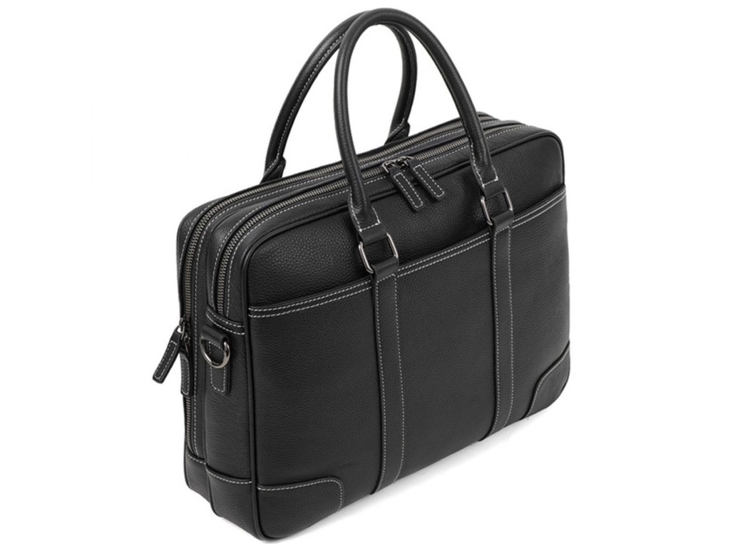 Класична, стильна, чоловіча сумка для ноутбука Tiding Bag FL-SM8-016A - Royalbag Фото 1
