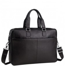 Деловая сумка-портфель мужская кожаная для ноутбука и документов Tiding Bag M2164A - Royalbag