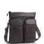 Мессенджер через плечо мужской кожаный коричневый Tiding Bag M35-9012B - Royalbag