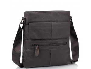 Мессенджер коричневый мужской Tiding Bag M38-7812C - Royalbag