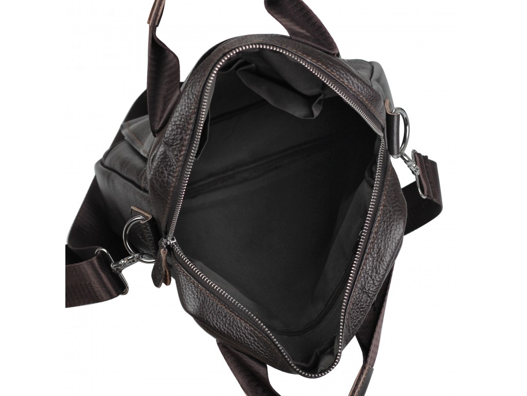 Сумка через плечо кожаная мужская Tiding Bag A25-8861DB - Royalbag