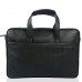Сумка для ноутбука кожаная мужская черная Tiding Bag N2-1010A - Royalbag Фото 3