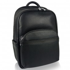 Мужской кожаный рюкзак черного цвета Tiding Bag N2-201218-3A - Royalbag Фото 2