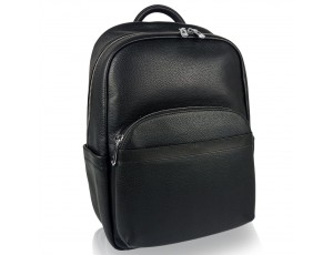 Мужской кожаный рюкзак черного цвета Tiding Bag N2-201218-3A - Royalbag