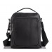 Мужская кожаная сумка-барсетка через плечо черная Tiding Bag NA50-1042A - Royalbag Фото 5