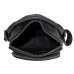Мужская кожаная сумка-барсетка через плечо черная Tiding Bag NA50-1042A - Royalbag Фото 3