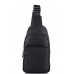 Мужской черный кожаный слинг Tiding Bag NM11-7526A - Royalbag Фото 5
