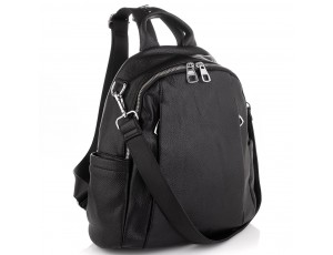 Жіночий чорний шкіряний рюкзак Olivia Leather NWBP27-002A - Royalbag