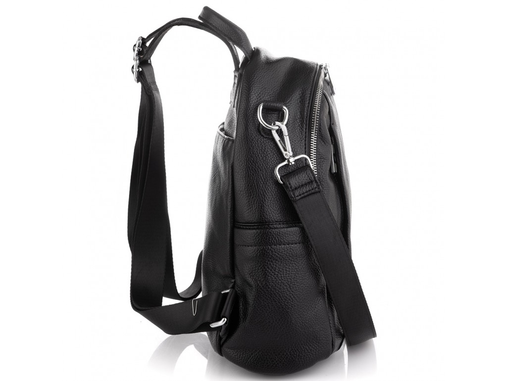 Жіночий чорний шкіряний рюкзак Olivia Leather NWBP27-002A - Royalbag