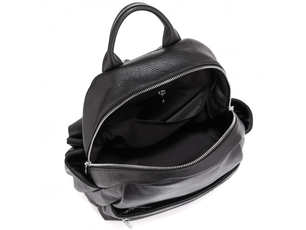 Жіночий чорний шкіряний рюкзак Olivia Leather NWBP27-007A - Royalbag