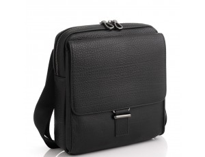 Черная кожаная сумка мужская Tavinchi S-002A - Royalbag