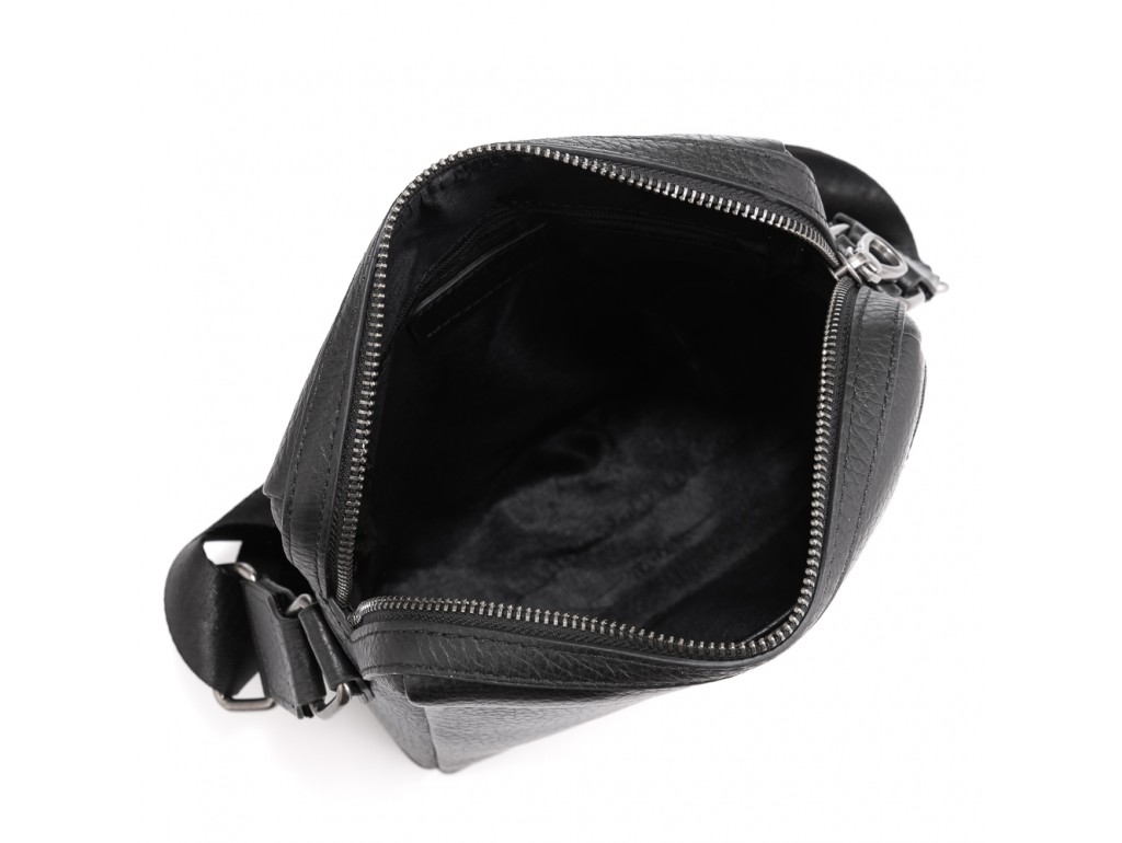 Сумка-месенджер через плече в чорному кольорі Tavinchi S-007A - Royalbag