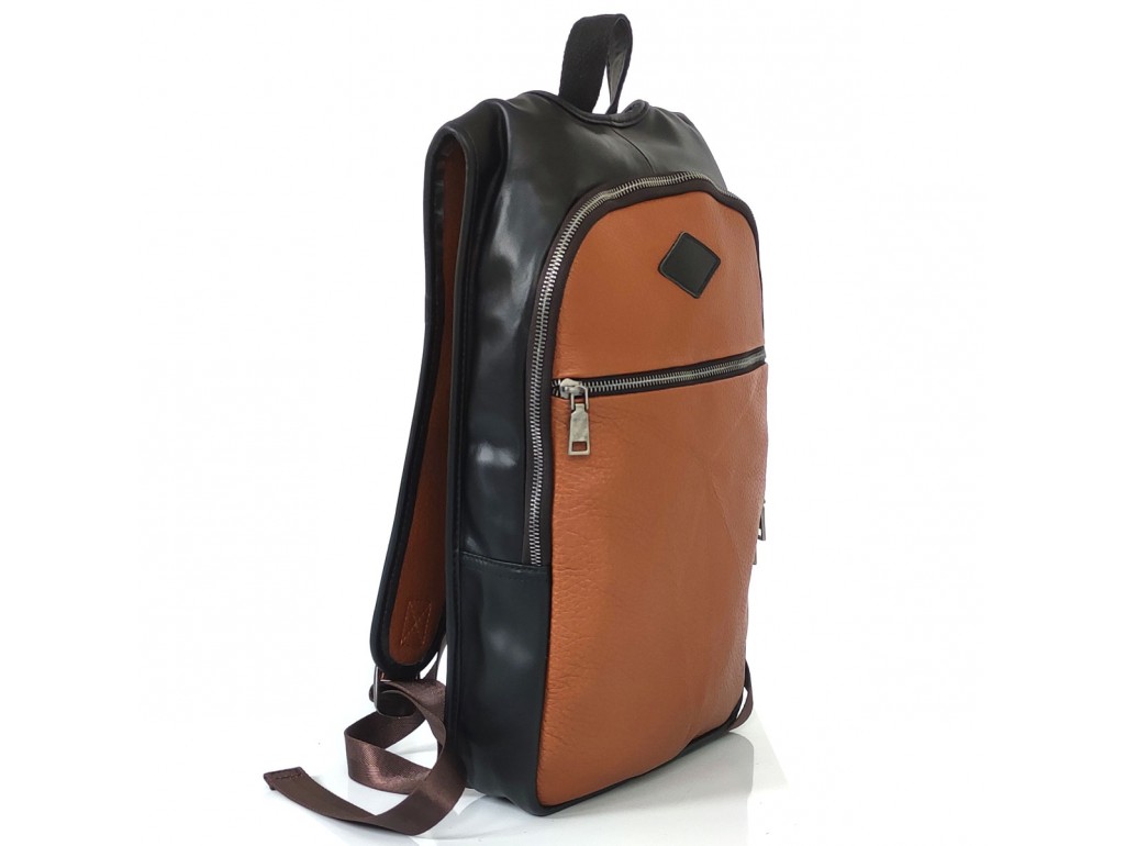 Кожаный коричневый рюкзак Tiding Bag S-JMD10-0006C - Royalbag