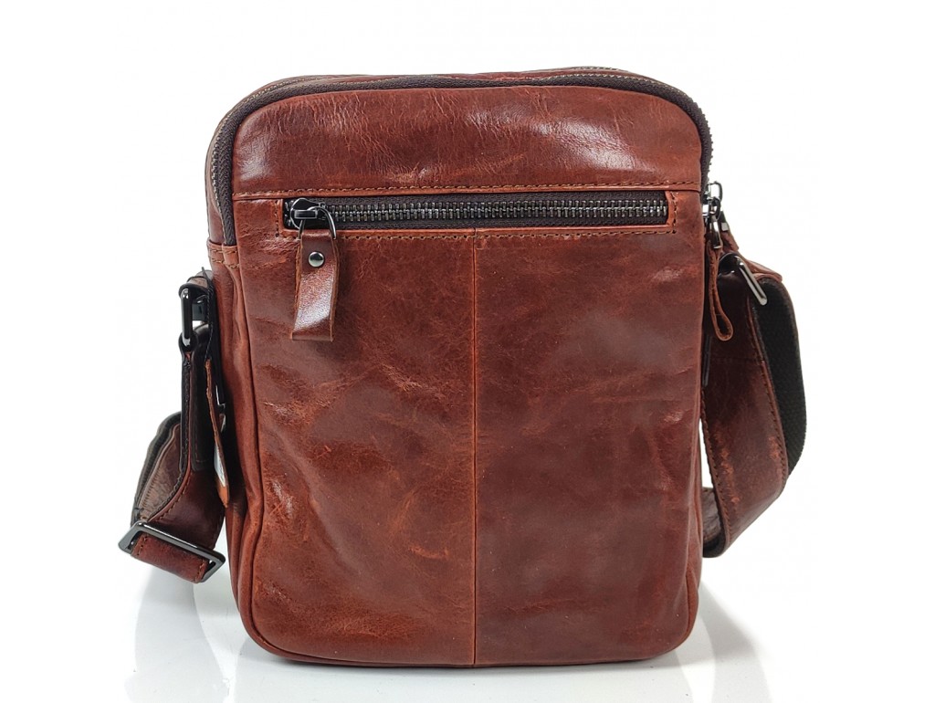 Мессенджер для мужчин коричневый Tiding Bag S-JMD10-5010C - Royalbag