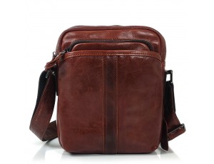 Месенджер для чоловіків коричневий Tiding Bag S-JMD10-5010C - Royalbag