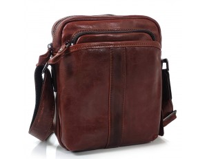 Месенджер для чоловіків коричневий Tiding Bag S-JMD10-5010C - Royalbag