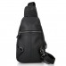Слинг черный через плечо Tiding Bag S-JMD10-6023A - Royalbag Фото 4