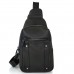 Слинг черный через плечо Tiding Bag S-JMD10-6023A - Royalbag Фото 3