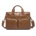 Мужская кожаная сумка для ноутбука и документов светло-коричневая Tiding Bag S-M56-7122C-2 - Royalbag Фото 3