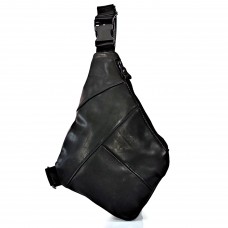Слинг из натуральной кожи черный Tiding Bag S-N2-3333A - Royalbag