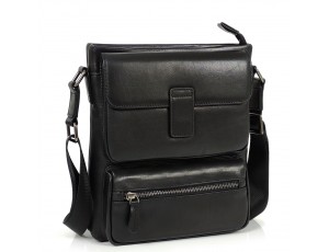 Мессенджер классический черный Tiding Bag S-SM8-20210A - Royalbag