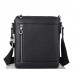 Мужская кожаная сумка через плечо черная Tiding Bag SM8-005A - Royalbag Фото 4