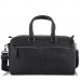 Дорожная кожаная сумка прочная тревел бег черная Tiding Bag SM8-014A - Royalbag Фото 4