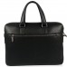 Классическая мужская черная кожаная сумка Tiding Bag SM8-21007-1A - Royalbag Фото 4