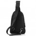 Мужской черный кожаный слинг на плечо Tiding Bag SM8-356A - Royalbag Фото 4