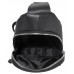 Мужская сумка-слинг кожаная черная Tiding Bag SM8-807A - Royalbag Фото 6