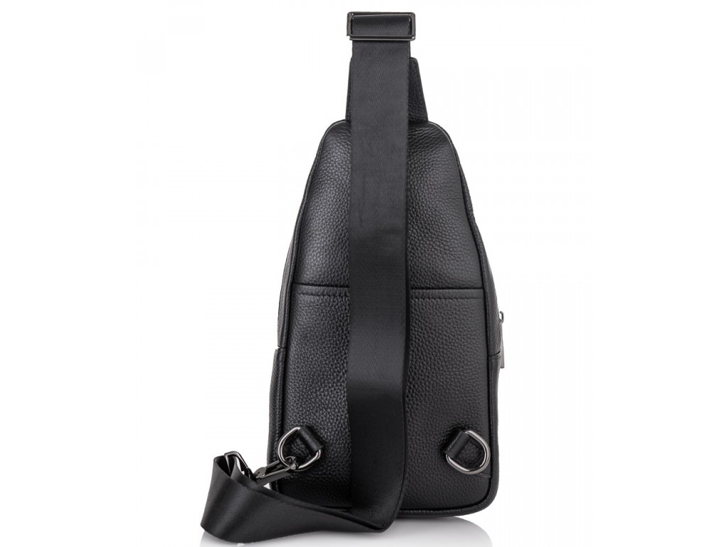Мужской слинг-рюкзак на одну шлейку из натуральной кожи Tiding Bag SM8-868A - Royalbag
