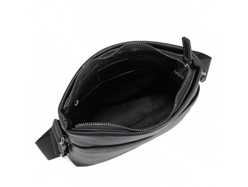 Мессенджер черный через плечо Tiding Bag SM8-8987A - Royalbag