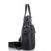Классическая мужская черная кожаная сумка Tiding Bag SM8-8990-1A - Royalbag Фото 5
