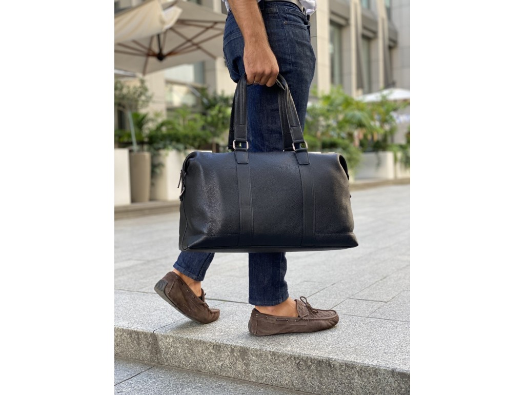 Чоловіча дорожня сумка з натуральної шкіри Tiding Bag SM8-9395-3A - Royalbag