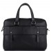 Класична чоловіча чорна шкіряна сумка Tiding Bag SM8-9824-1A - Royalbag Фото 3