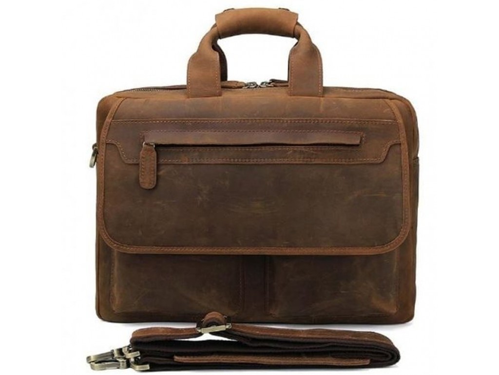 Сумка-портфель чоловіча шкіряна Tiding Bag T29523B - Royalbag