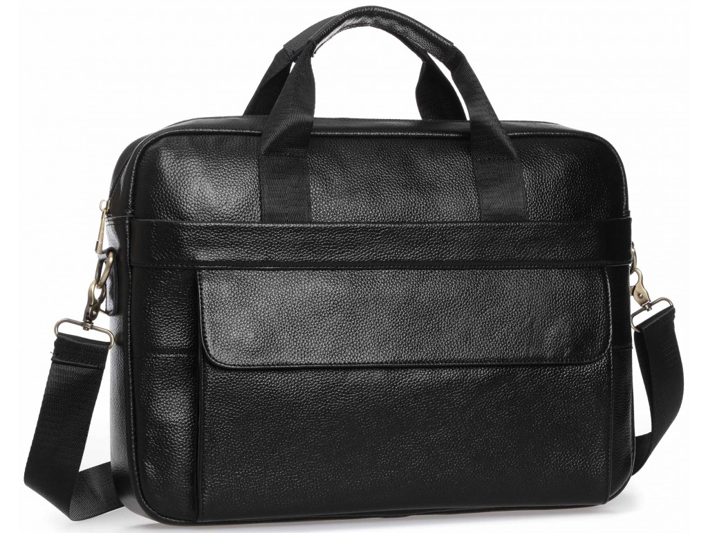 Сумка-портфель мужская кожаная для документов Tiding Bag A25-1131A - Royalbag Фото 1