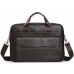 Деловая кожаная сумка для документов и ноутбука коричневая Tiding Bag A25-1131C - Royalbag Фото 4
