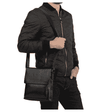 Чоловіча якісна шкіряна сумка через плече Tiding Bag A25-1278A - Royalbag