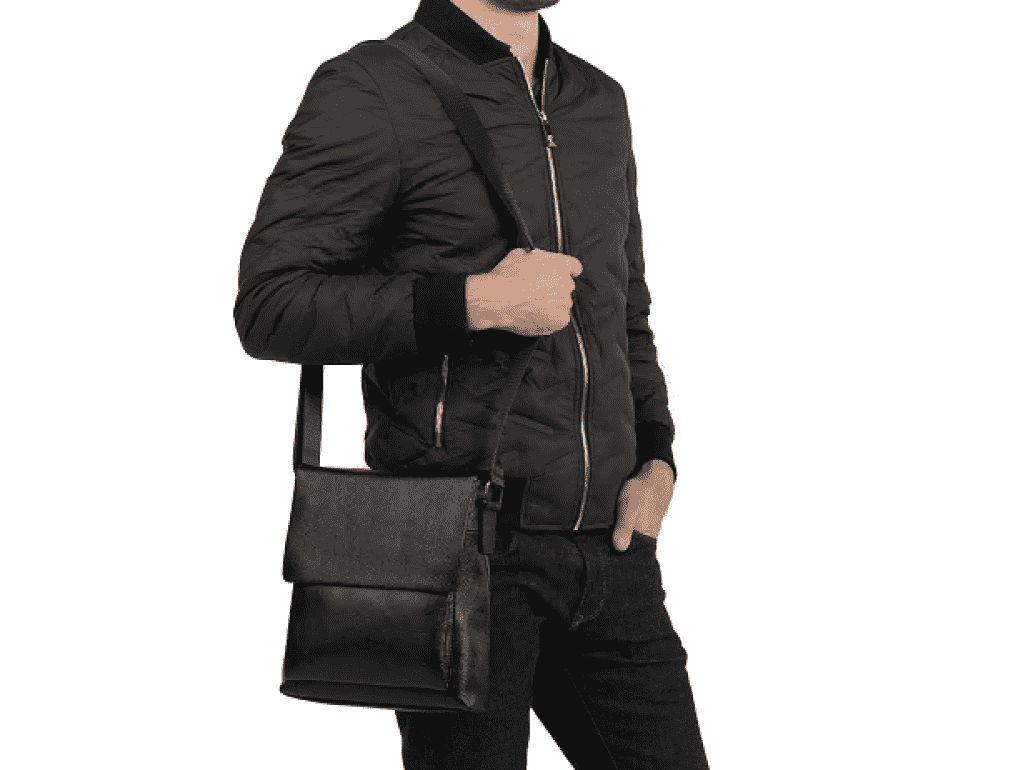 Мужская качественная кожаная сумка через плечо Tiding Bag A25-1278A - Royalbag