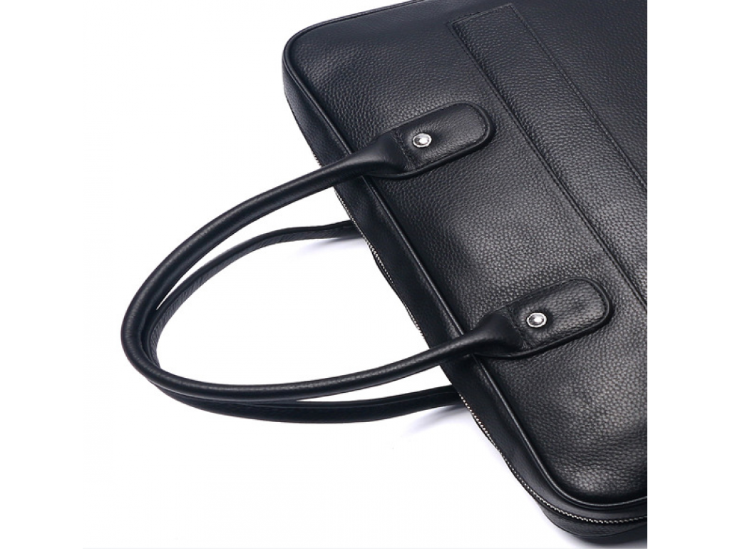 Мужская кожаная сумка-портфель для документов и ноутбука Tiding Bag A25-17611A - Royalbag