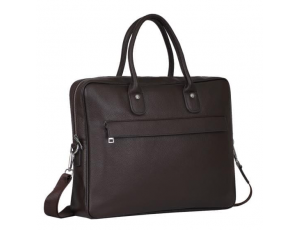 Мужская кожаная коричневая сумка классика Tiding Bag A25-17611C - Royalbag